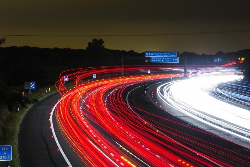 night road